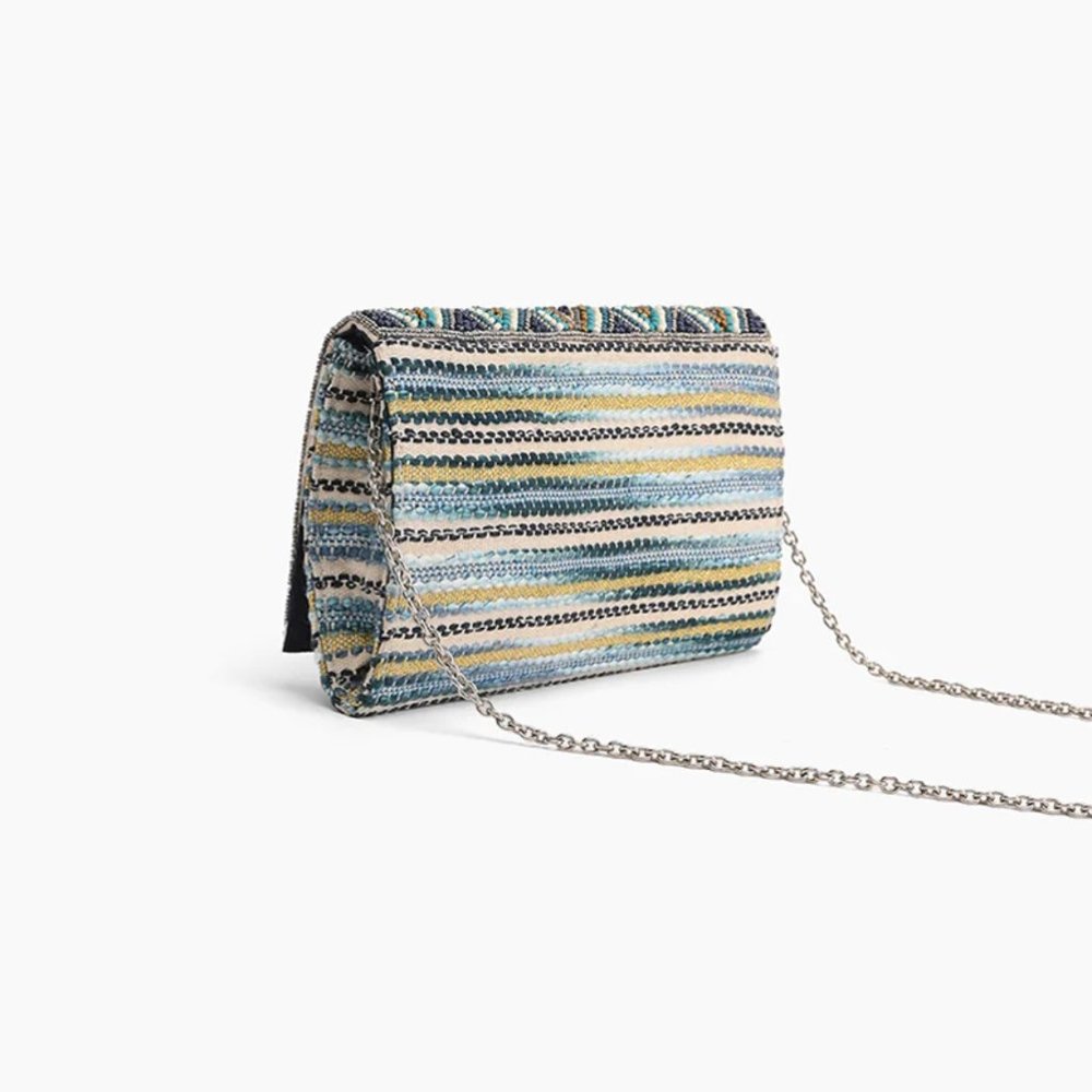 Grecian Nights Evil Eye Clutch Purse America & Beyond Bag NWT - Picture 4 of 5